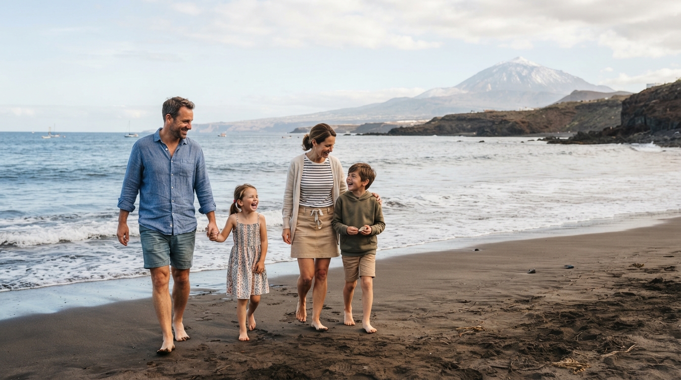 profitez de tenerife en février : soleil, plages et activités pour petits et grands lors d’une escapade familiale au cœur de l’hiver.